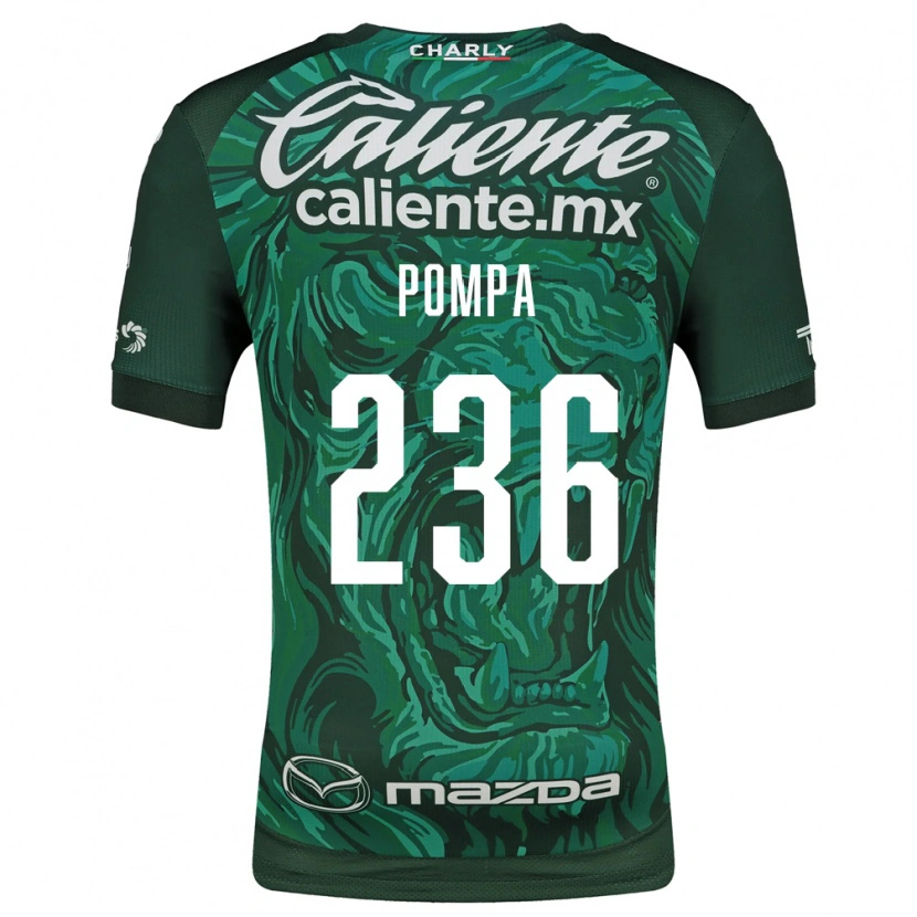 Danxen Heren Gerardo Pompa #236 Groen Zwart Thuisshirt Thuistenue 2026/27 T-Shirt