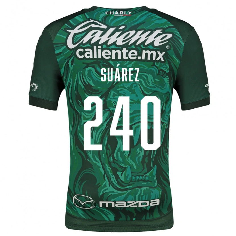 Danxen Heren Donovan Suárez #240 Groen Zwart Thuisshirt Thuistenue 2026/27 T-Shirt