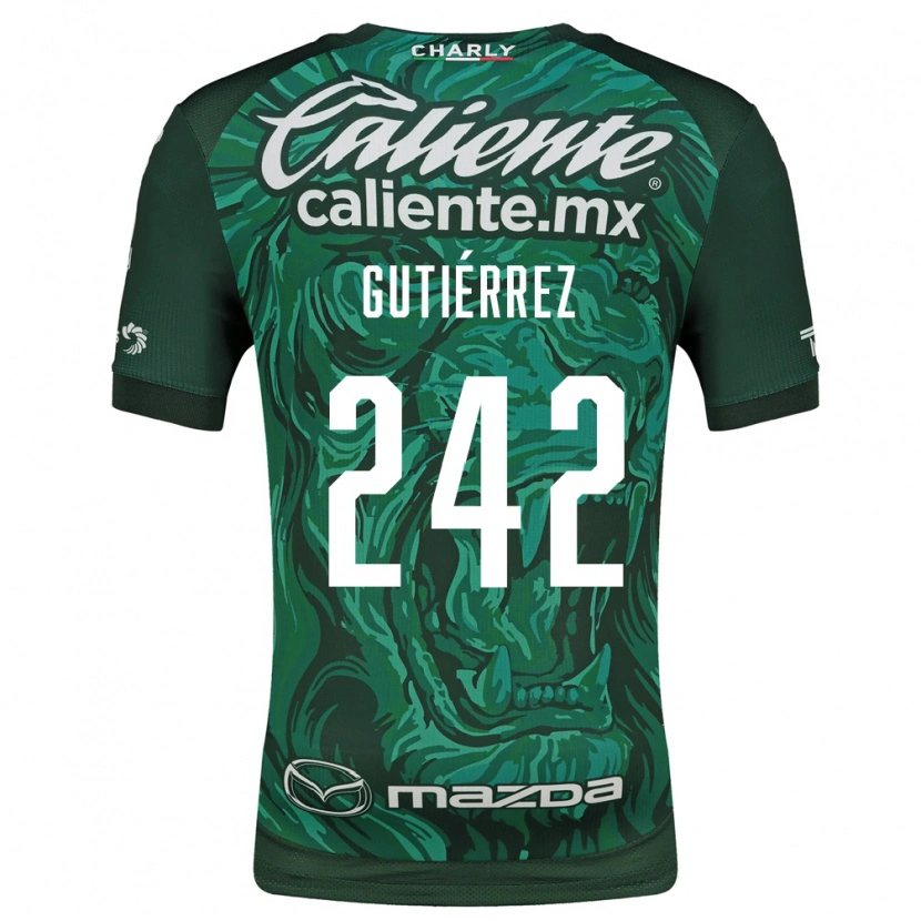 Danxen Heren Daniel Gutiérrez #242 Groen Zwart Thuisshirt Thuistenue 2026/27 T-Shirt