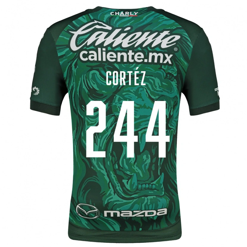 Danxen Heren Brayan Cortéz #244 Groen Zwart Thuisshirt Thuistenue 2026/27 T-Shirt