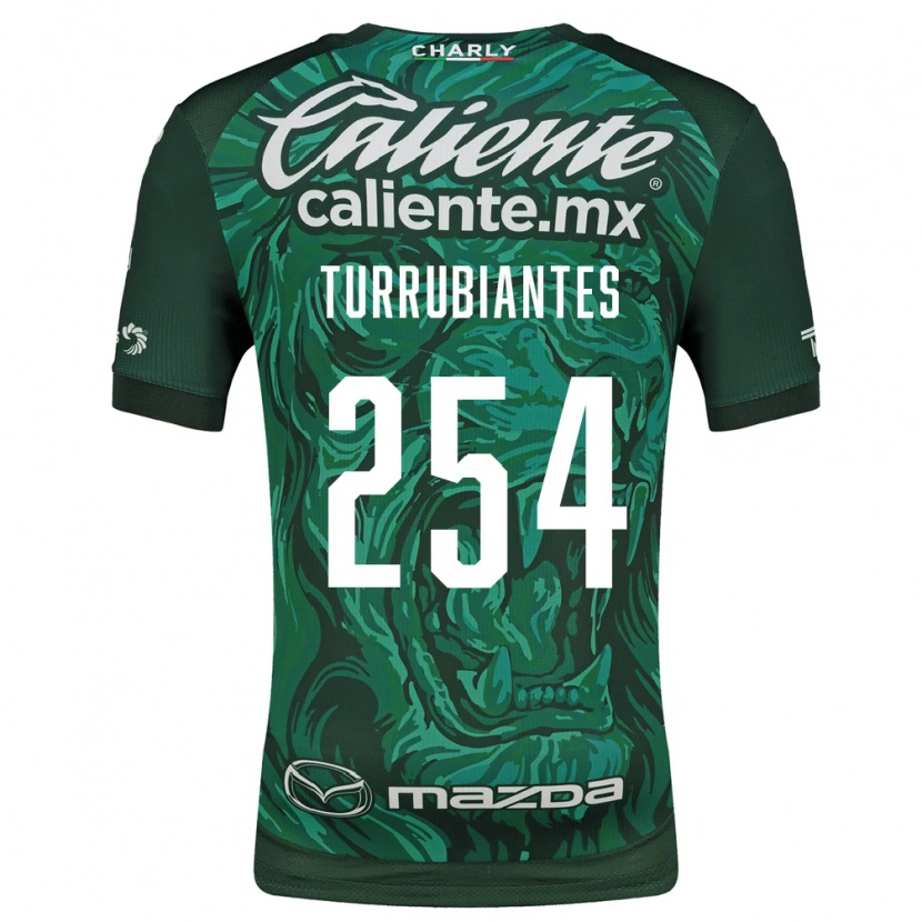 Danxen Heren Abdon Turrubiates #254 Groen Zwart Thuisshirt Thuistenue 2026/27 T-Shirt