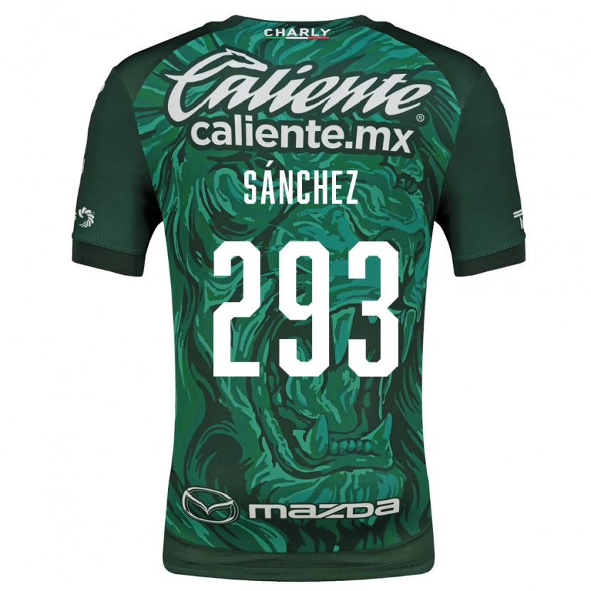 Danxen Heren Christian Sánchez #293 Groen Zwart Thuisshirt Thuistenue 2026/27 T-Shirt
