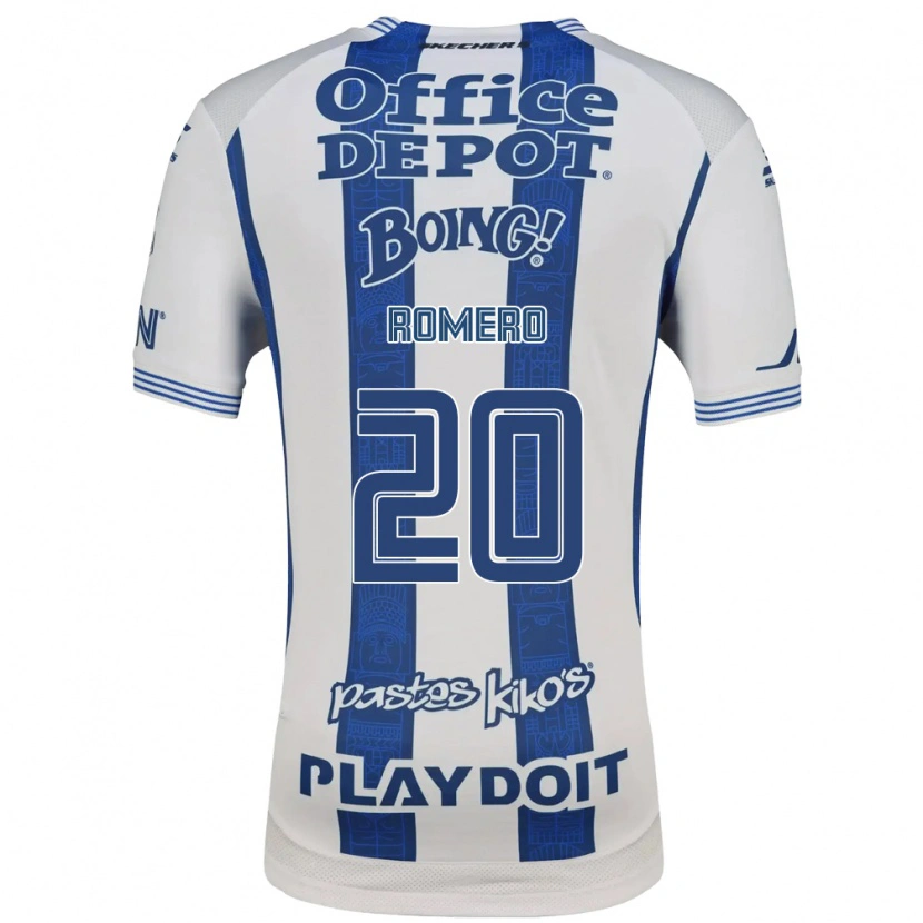Danxen Heren Tamara Romero #20 Wit Marineblauw Thuisshirt Thuistenue 2026/27 T-Shirt