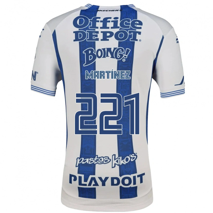 Danxen Heren Ulises Martínez #221 Wit Marineblauw Thuisshirt Thuistenue 2026/27 T-Shirt