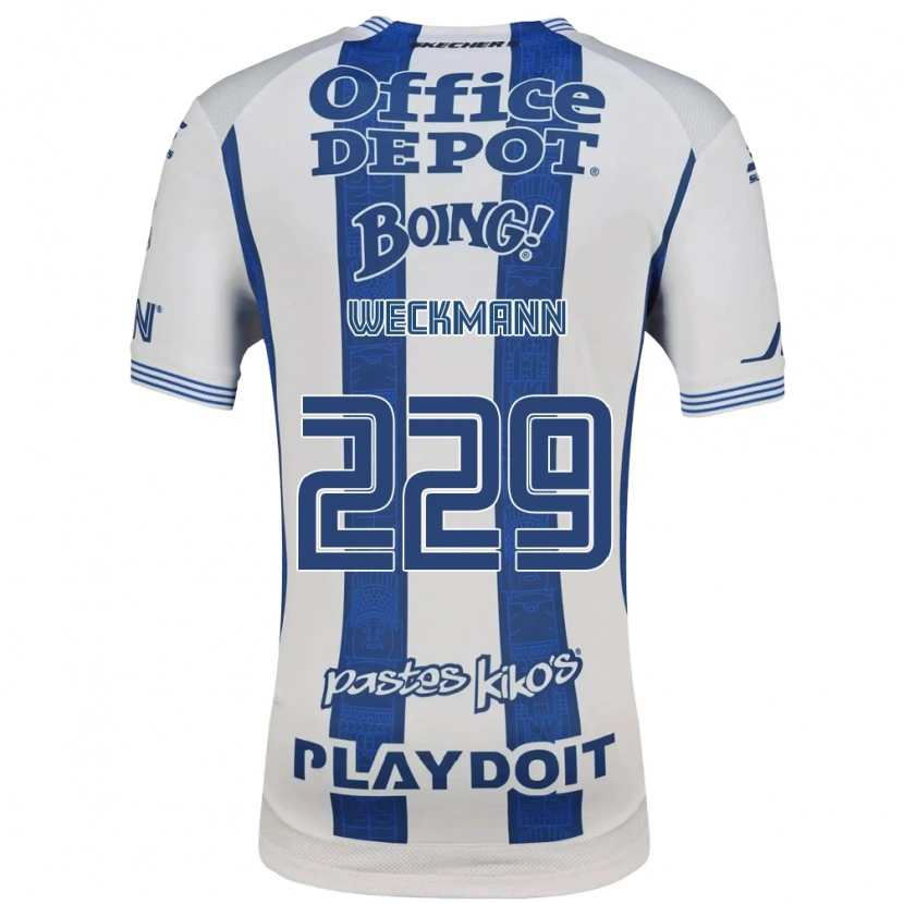 Danxen Heren Hugo Weckmann #229 Wit Marineblauw Thuisshirt Thuistenue 2026/27 T-Shirt