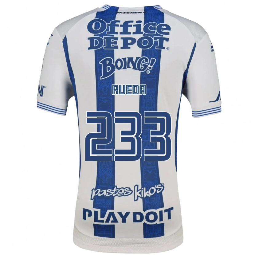 Danxen Heren Mateo Rueda #233 Wit Marineblauw Thuisshirt Thuistenue 2026/27 T-Shirt