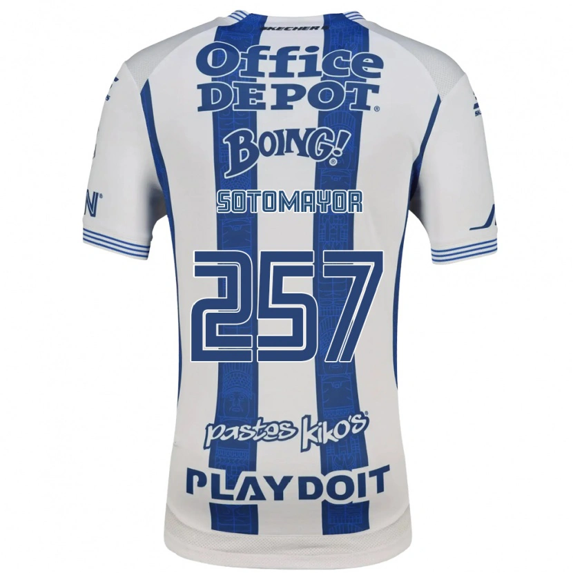 Danxen Heren Jacob Sotomayor #257 Wit Marineblauw Thuisshirt Thuistenue 2026/27 T-Shirt