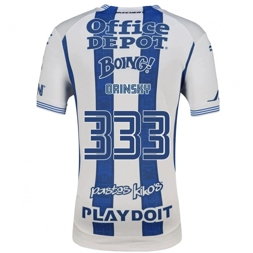 Danxen Heren Edson Orinsky #333 Wit Marineblauw Thuisshirt Thuistenue 2026/27 T-Shirt