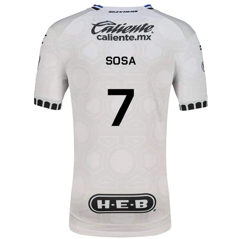 Danxen Heren Samuel Sosa #7 Wit Zwart Blauw Thuisshirt Thuistenue 2026/27 T-Shirt