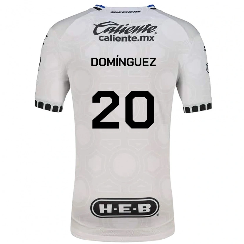 Danxen Heren Misael Dominguez #20 Wit Zwart Blauw Thuisshirt Thuistenue 2026/27 T-Shirt