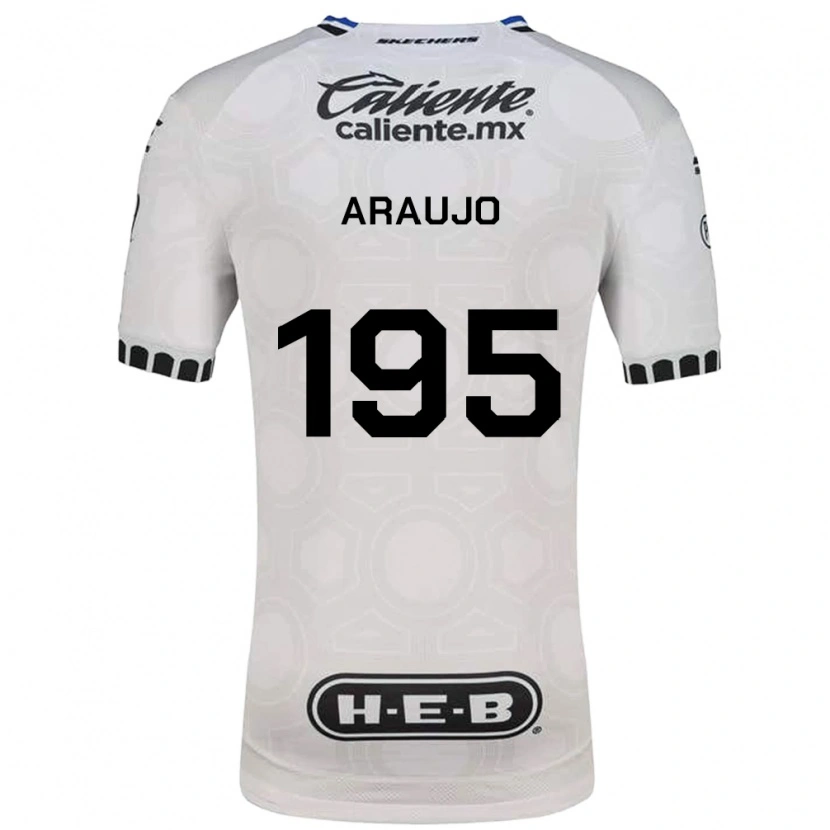 Danxen Heren Diego Araujo #195 Wit Zwart Blauw Thuisshirt Thuistenue 2026/27 T-Shirt