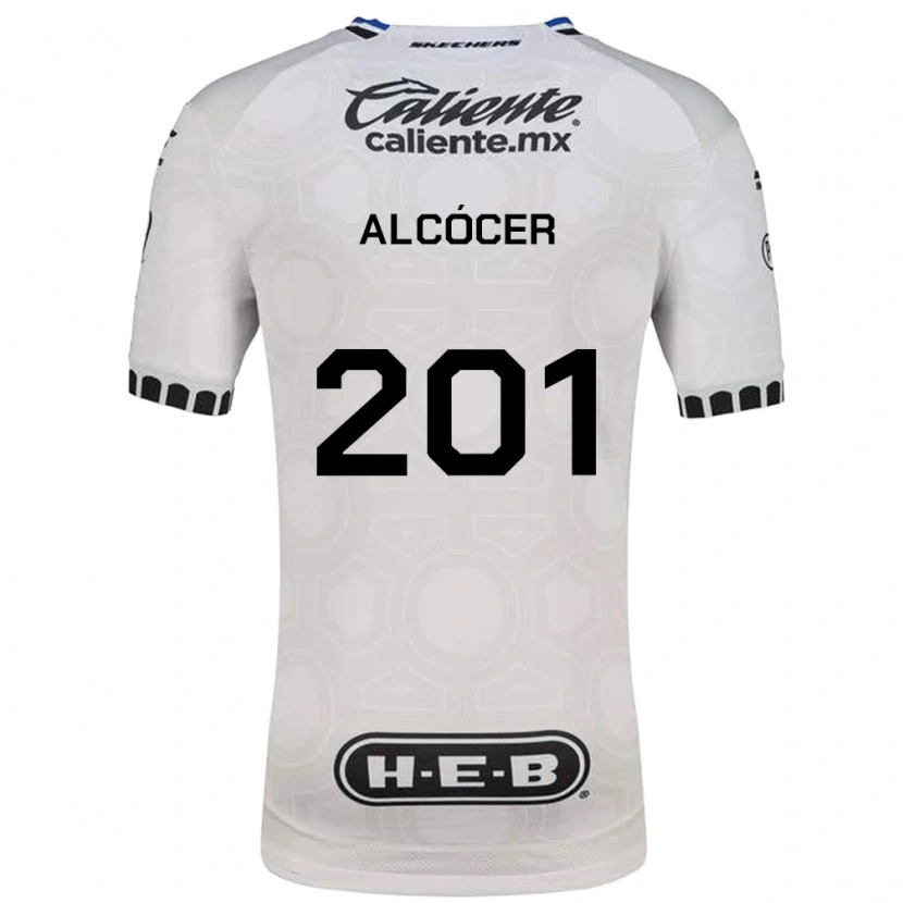 Danxen Heren Julián Alcócer #201 Wit Zwart Blauw Thuisshirt Thuistenue 2026/27 T-Shirt