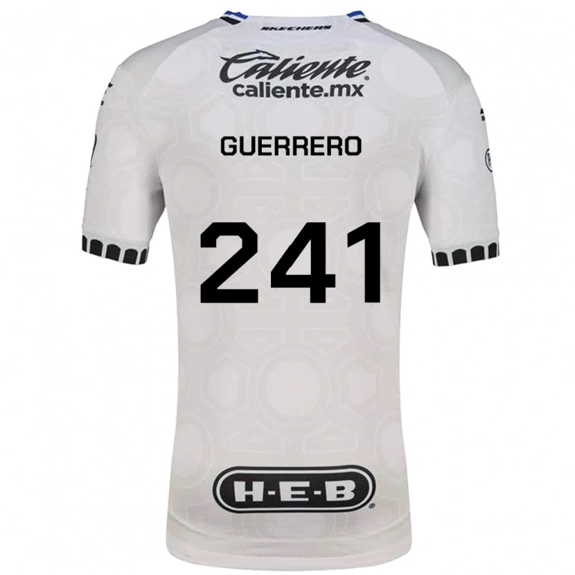 Danxen Heren Emiliano Guerrero #241 Wit Zwart Blauw Thuisshirt Thuistenue 2026/27 T-Shirt