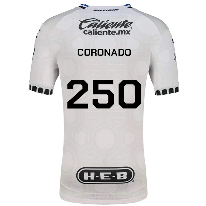 Danxen Heren Maximiliano Coronado #250 Wit Zwart Blauw Thuisshirt Thuistenue 2026/27 T-Shirt