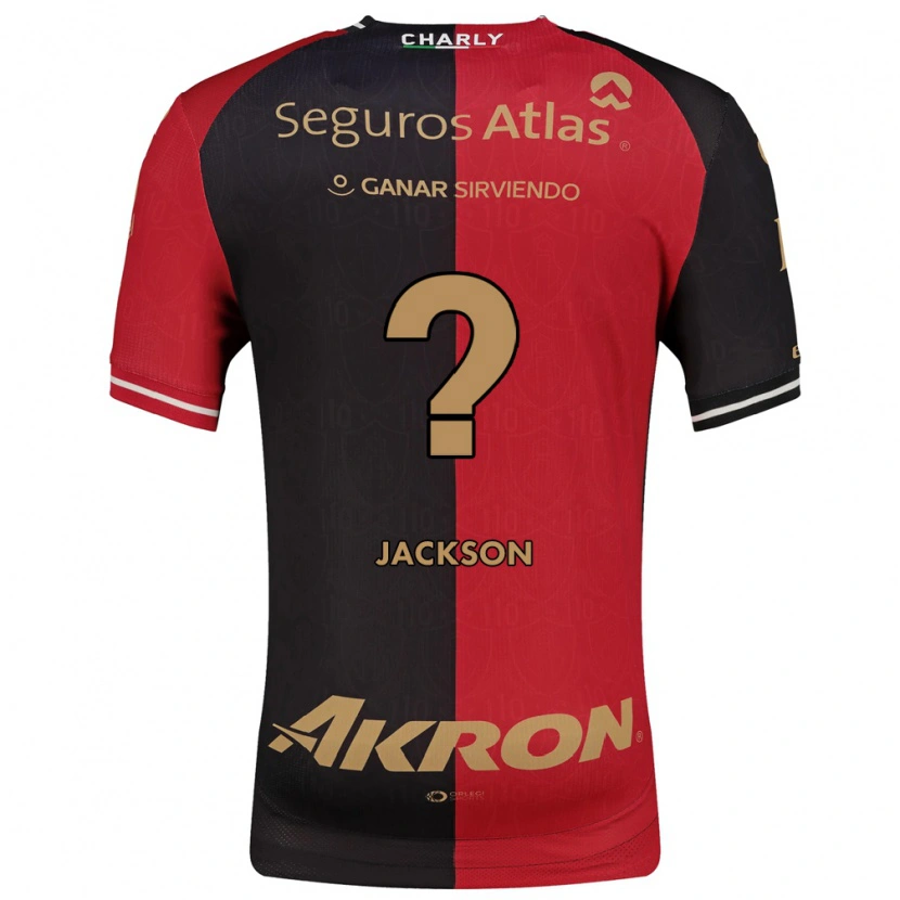 Danxen Heren Joaquín Jackson #0 Rood Zwart Bruin Thuisshirt Thuistenue 2026/27 T-Shirt