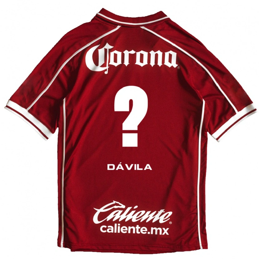 Danxen Heren Dilan Dávila #0 Wit Rood Thuisshirt Thuistenue 2026/27 T-Shirt