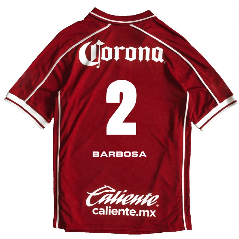 Danxen Heren Diego Barbosa #2 Wit Rood Thuisshirt Thuistenue 2026/27 T-Shirt