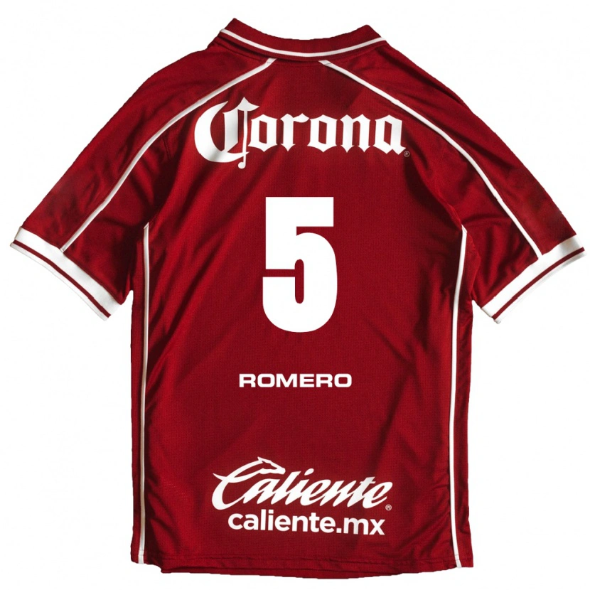 Danxen Heren Franco Romero #5 Wit Rood Thuisshirt Thuistenue 2026/27 T-Shirt