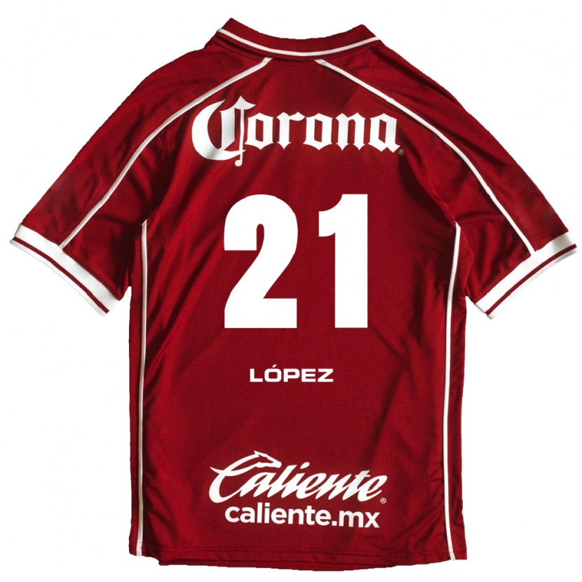 Danxen Heren Iván López #21 Wit Rood Thuisshirt Thuistenue 2026/27 T-Shirt