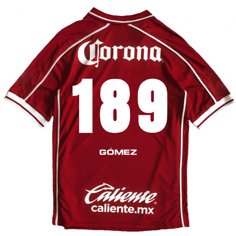 Danxen Heren Enrique Gómez #189 Wit Rood Thuisshirt Thuistenue 2026/27 T-Shirt