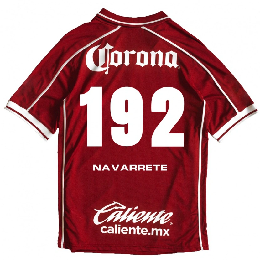 Danxen Heren Luis Navarrete #192 Wit Rood Thuisshirt Thuistenue 2026/27 T-Shirt