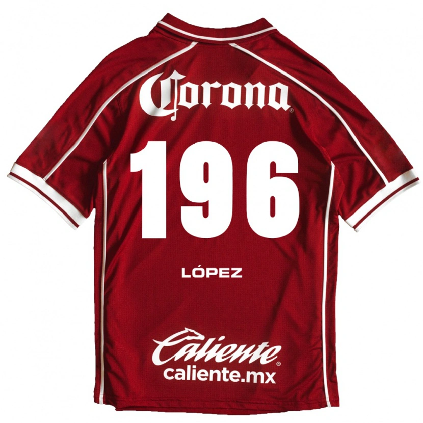 Danxen Heren Ethan López #196 Wit Rood Thuisshirt Thuistenue 2026/27 T-Shirt