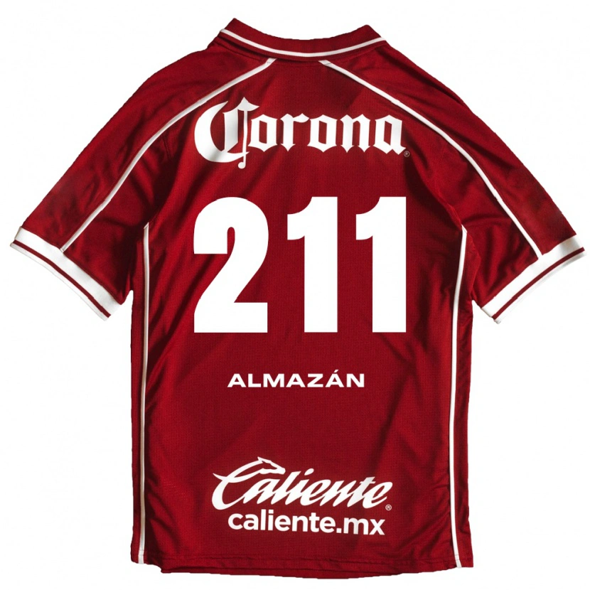 Danxen Heren Fernando Almazán #211 Wit Rood Thuisshirt Thuistenue 2026/27 T-Shirt