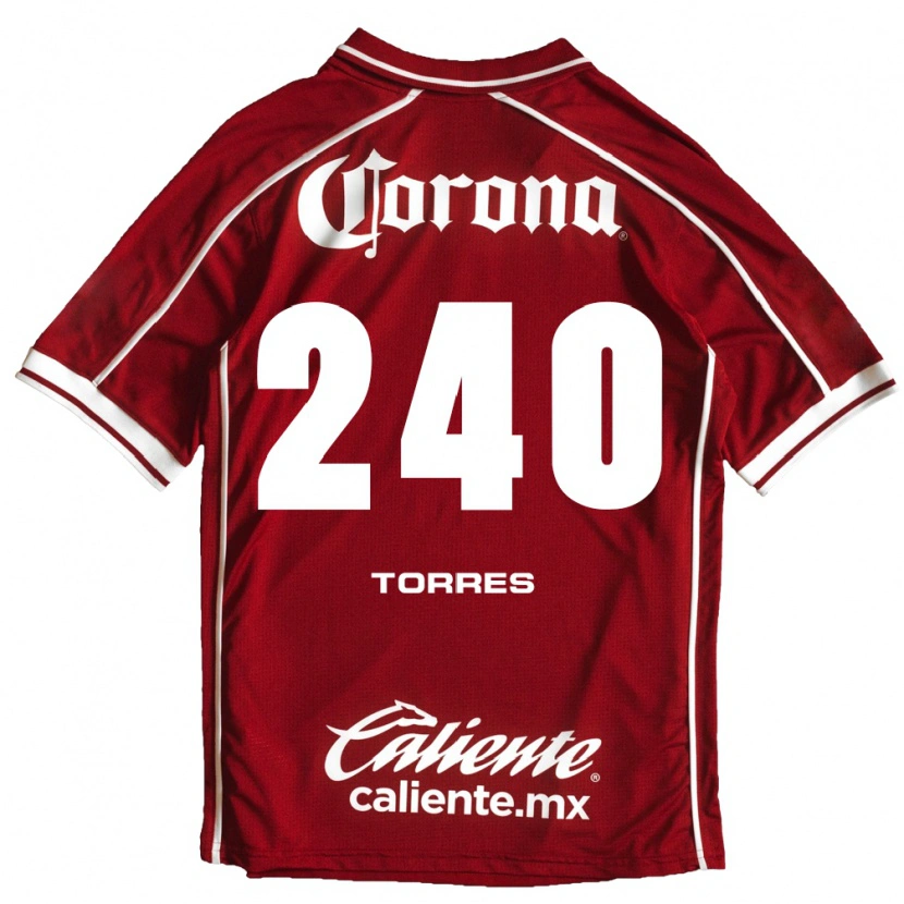 Danxen Heren Santiago Torres #240 Wit Rood Thuisshirt Thuistenue 2026/27 T-Shirt