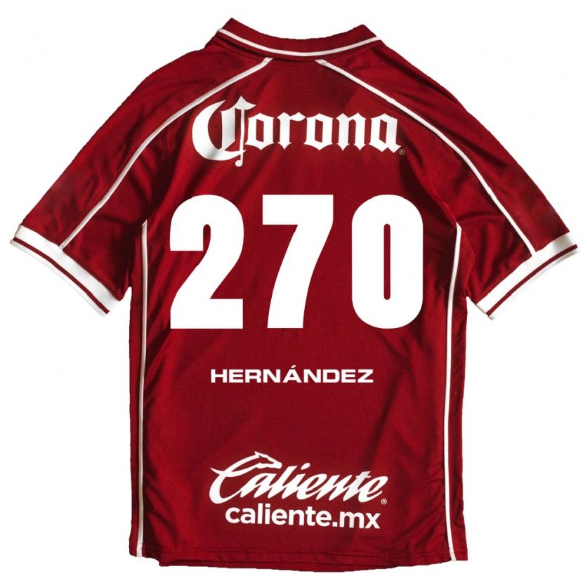 Danxen Heren Alberto Hernández #270 Wit Rood Thuisshirt Thuistenue 2026/27 T-Shirt