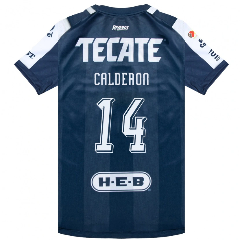 Danxen Heren Alejandra Calderon #14 Inktblauw Wit Rood Thuisshirt Thuistenue 2026/27 T-Shirt