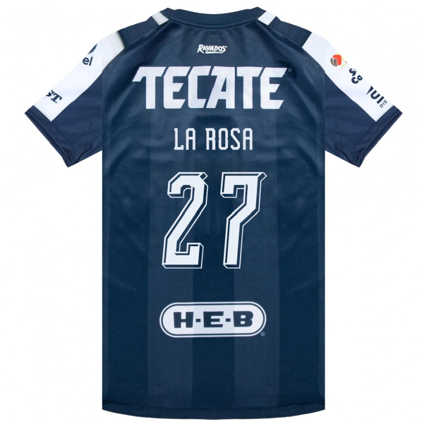 Danxen Heren Roberto De La Rosa #27 Inktblauw Wit Rood Thuisshirt Thuistenue 2026/27 T-Shirt