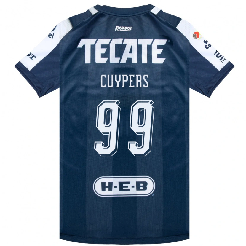 Danxen Heren Hugo Cuypers #99 Inktblauw Wit Rood Thuisshirt Thuistenue 2026/27 T-Shirt