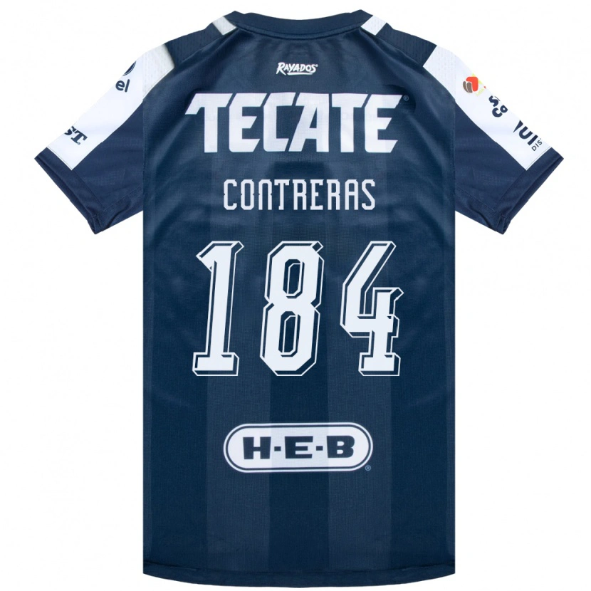 Danxen Heren Óscar Contreras #184 Inktblauw Wit Rood Thuisshirt Thuistenue 2026/27 T-Shirt