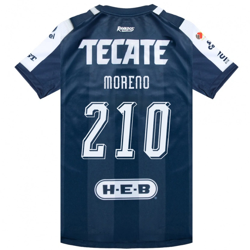 Danxen Heren Gael Moreno #210 Inktblauw Wit Rood Thuisshirt Thuistenue 2026/27 T-Shirt