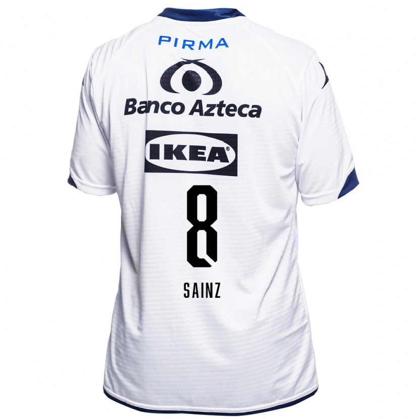 Danxen Heren María Sainz #8 Wit Zwart Blauw Thuisshirt Thuistenue 2026/27 T-Shirt