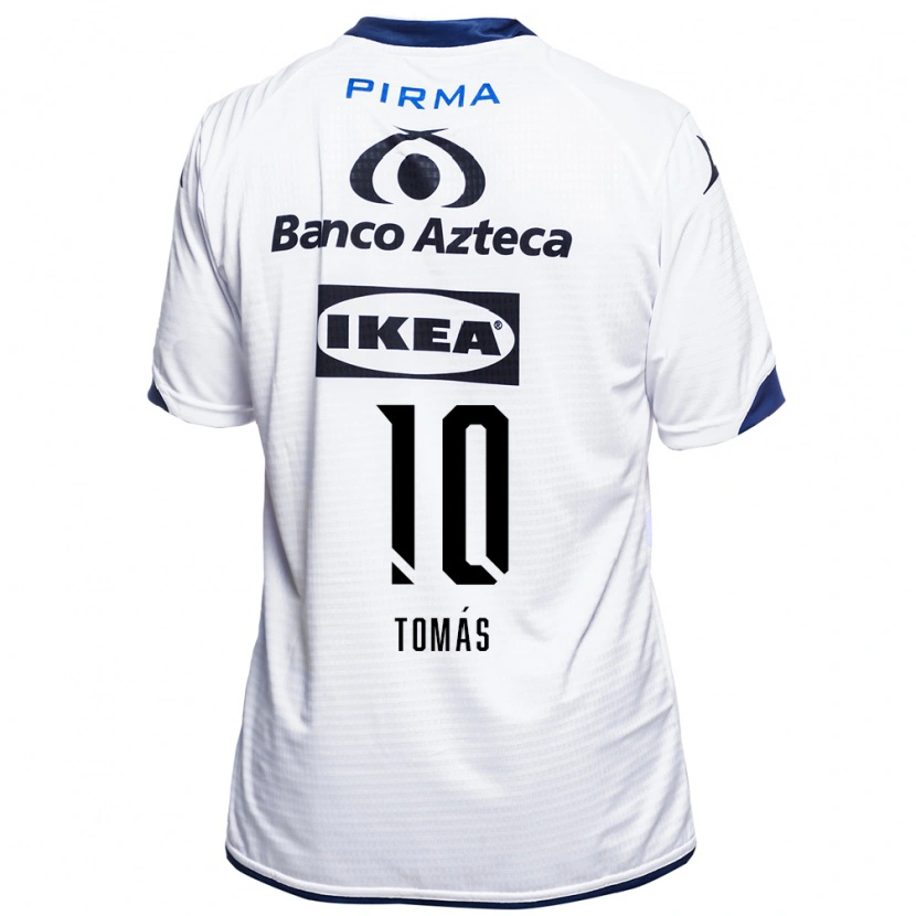 Danxen Heren Mathías Tomás #10 Wit Zwart Blauw Thuisshirt Thuistenue 2026/27 T-Shirt
