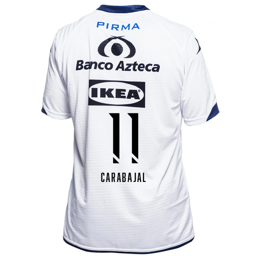 Danxen Heren Gabriel Carabajal #11 Wit Zwart Blauw Thuisshirt Thuistenue 2026/27 T-Shirt
