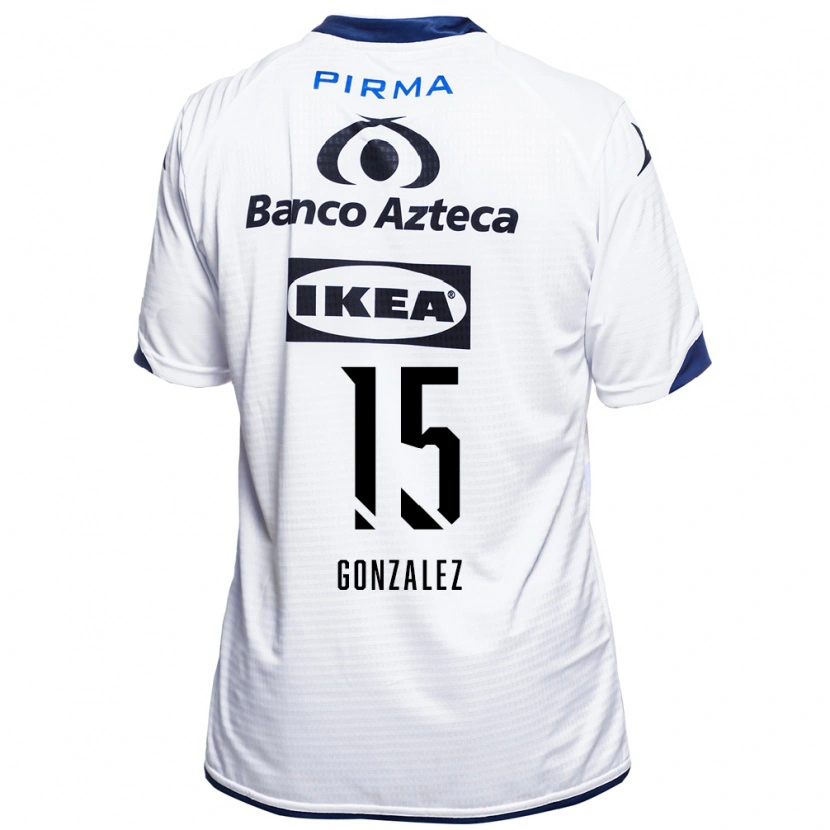 Danxen Heren Jaqueline González #15 Wit Zwart Blauw Thuisshirt Thuistenue 2026/27 T-Shirt
