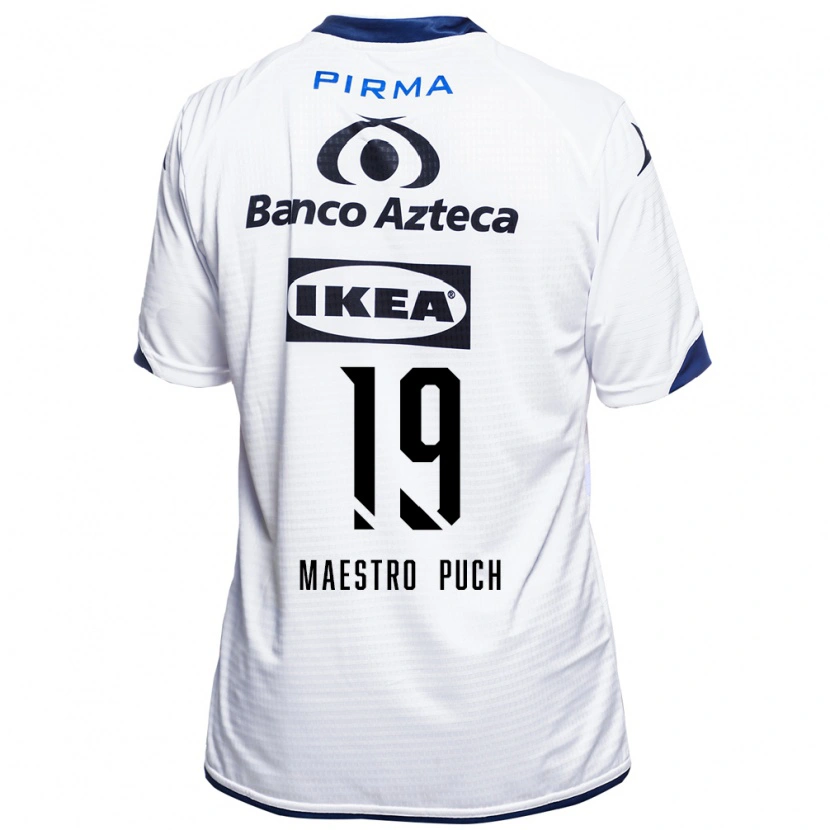 Danxen Heren Ignacio Maestro Puch #19 Wit Zwart Blauw Thuisshirt Thuistenue 2026/27 T-Shirt