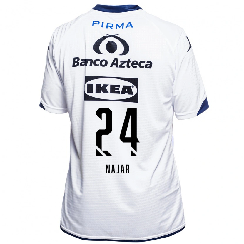 Danxen Heren Ivonne Najar #24 Wit Zwart Blauw Thuisshirt Thuistenue 2026/27 T-Shirt