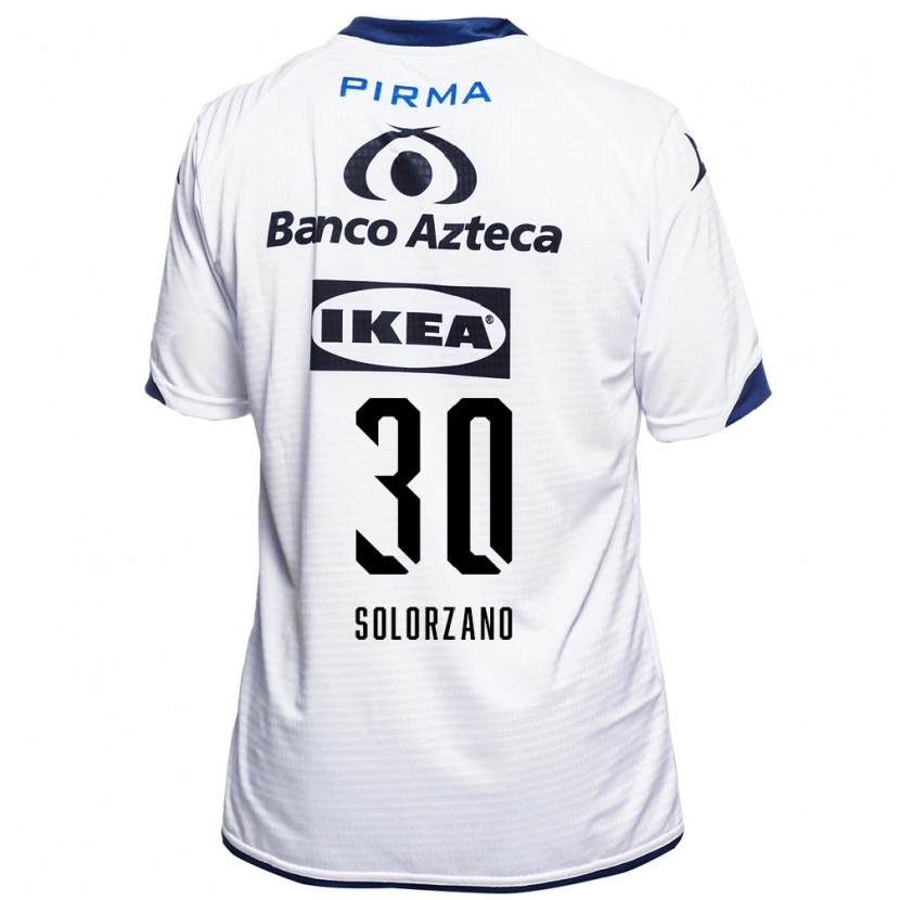 Danxen Heren Aisha Solórzano #30 Wit Zwart Blauw Thuisshirt Thuistenue 2026/27 T-Shirt