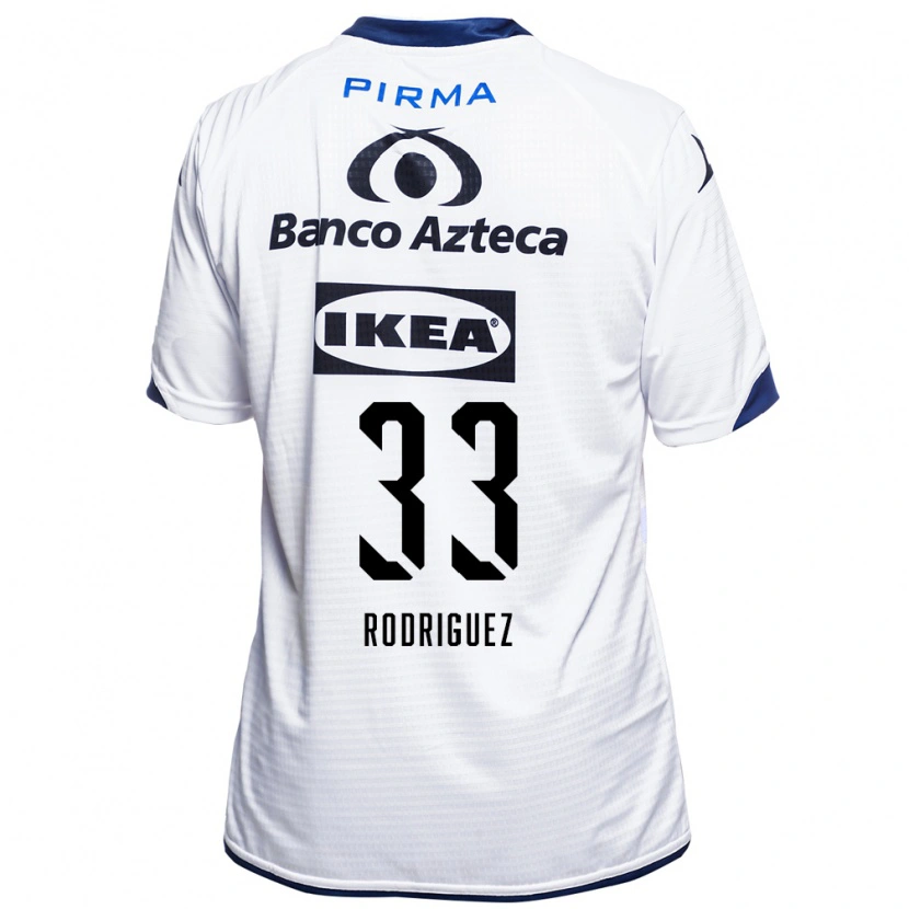 Danxen Heren Jesús Rodríguez #33 Wit Zwart Blauw Thuisshirt Thuistenue 2026/27 T-Shirt