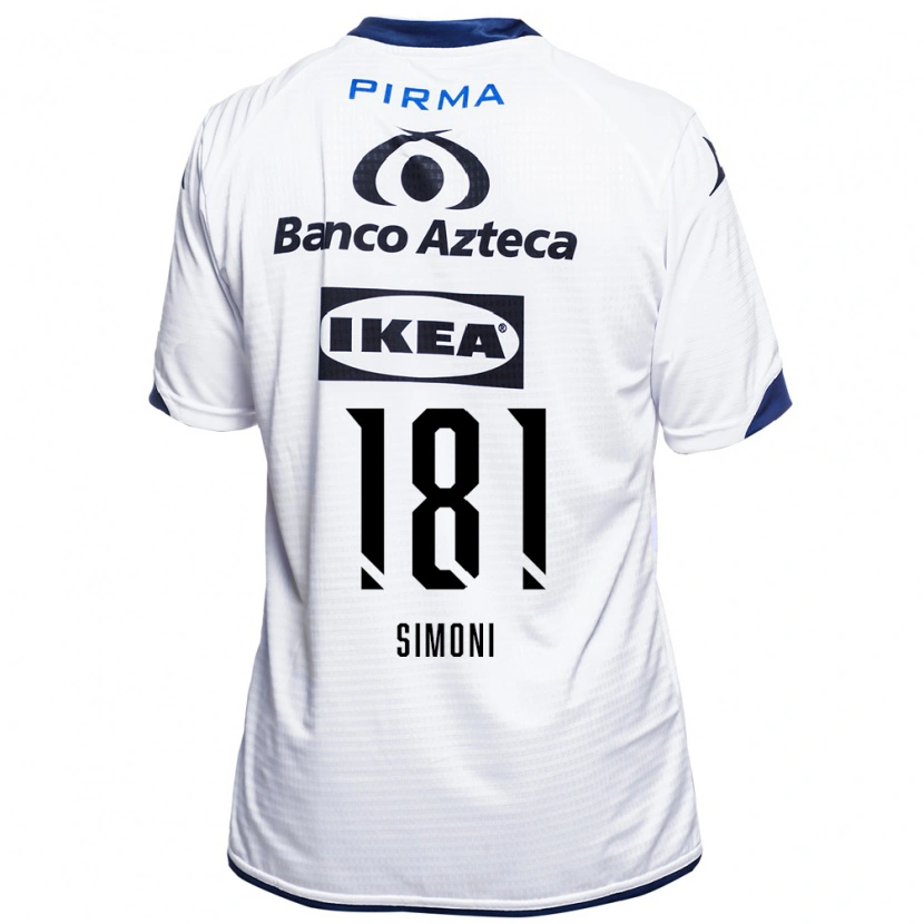 Danxen Heren Julio Simoni #181 Wit Zwart Blauw Thuisshirt Thuistenue 2026/27 T-Shirt