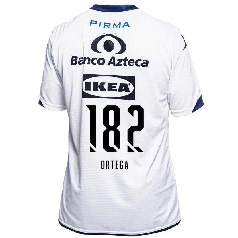 Danxen Heren Yael Ortega #182 Wit Zwart Blauw Thuisshirt Thuistenue 2026/27 T-Shirt