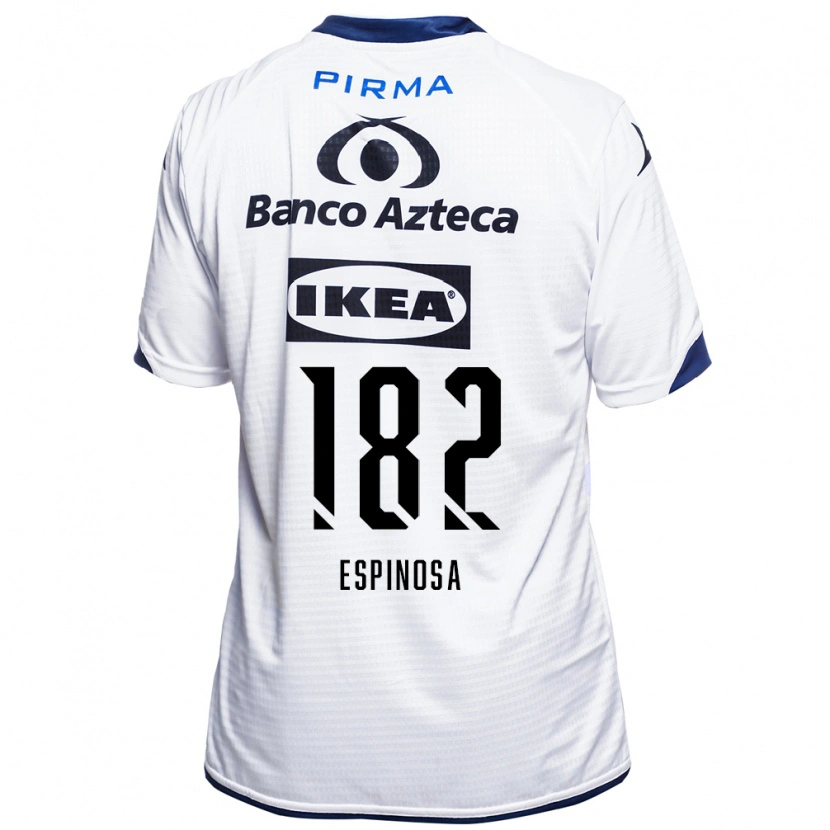 Danxen Heren Daniel Espinosa #182 Wit Zwart Blauw Thuisshirt Thuistenue 2026/27 T-Shirt