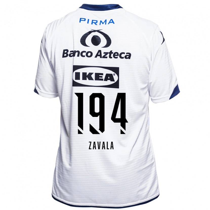 Danxen Heren Arath Zavala #194 Wit Zwart Blauw Thuisshirt Thuistenue 2026/27 T-Shirt