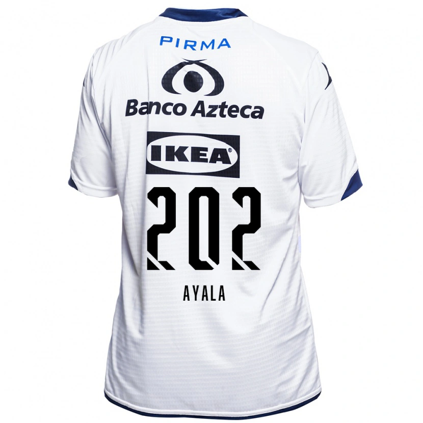 Danxen Heren Diego Ayala #202 Wit Zwart Blauw Thuisshirt Thuistenue 2026/27 T-Shirt