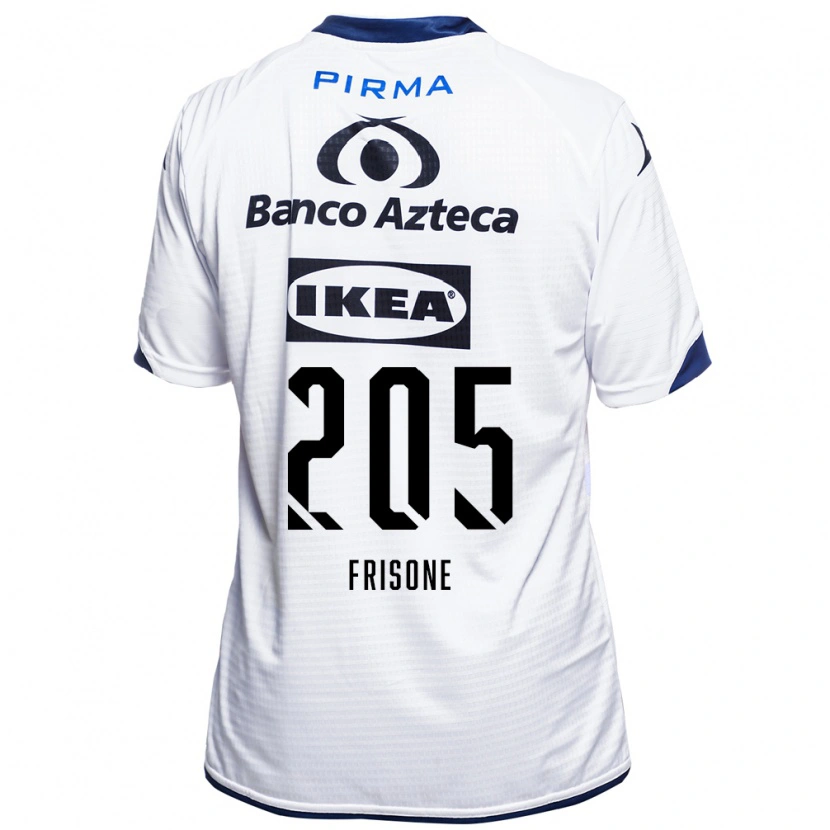 Danxen Heren Giovanni Frisone #205 Wit Zwart Blauw Thuisshirt Thuistenue 2026/27 T-Shirt