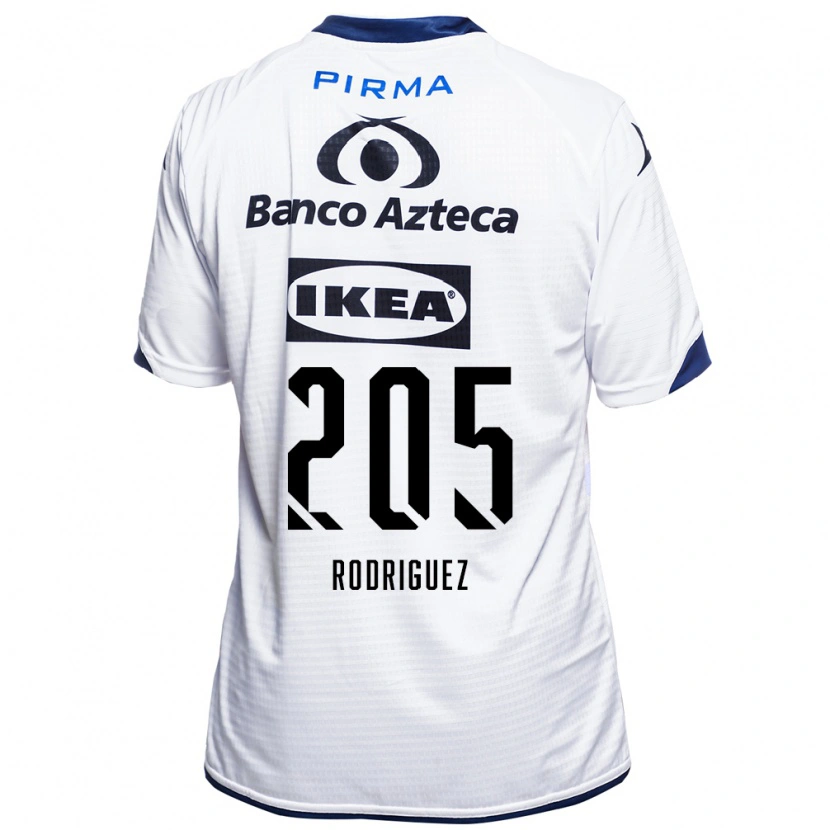 Danxen Heren Alberto Rodríguez #205 Wit Zwart Blauw Thuisshirt Thuistenue 2026/27 T-Shirt