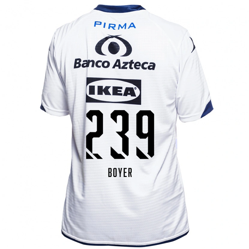 Danxen Heren Mateo Boyer #239 Wit Zwart Blauw Thuisshirt Thuistenue 2026/27 T-Shirt